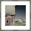 Once Upon A Farm - Solberg Homestead In Benson County Nd Framed Print
