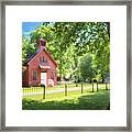 One Room Schoolhouse - Parke County, In Framed Print