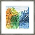 Onset Of Fall Framed Print