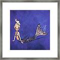 Opal Mermaid Framed Print