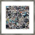 Open Storage Of Solid Waste Garbage Framed Print