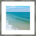 Orange Beach Framed Print