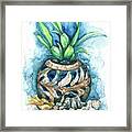 Orchid And Barnacle Framed Print