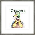 Oregon Duck With Transparent Background Framed Print