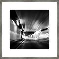 Oregon Tunnel Framed Print