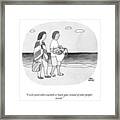 Other People's Towels Framed Print