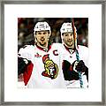 Ottawa Senators V New Jersey Devils Framed Print