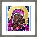Our Lady Mother Of The Streets Framed Print