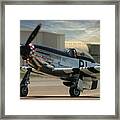 P-51 Taxi For Take-off Framed Print