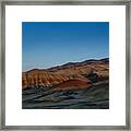 Painted Hills At Sunset Framed Print