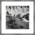 Painted Mine 9318 Bw Framed Print