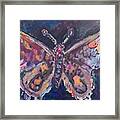 Painting Sante Fe Butterfly Art Illustration Colo Framed Print