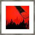 Painting The Town Red Framed Print