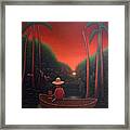 Painting The Wonderings Of A Monkey Landscape Nat Framed Print