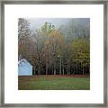 Palmer Chapel In Cataloochee Valley Framed Print