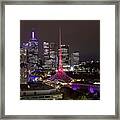 Panorama Of Melbourne Framed Print