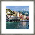 Panorama Of Vernazza Framed Print