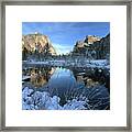 Panoramic Grandeur - A Sunny Winter Day Framed Print