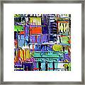 Paris Abstract Architecture Framed Print