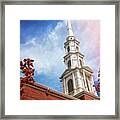 Park Street Church Steeple Boston Massachusetts Framed Print