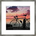 Parked For Sunset Framed Print