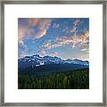 Cascade Mountain, Banff, Alberta #1 Framed Print