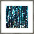 Party Decoration Background, Abstract Background, Silver Tinsel Background, Glitter Background Framed Print