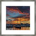 Pass Christian Sunset Framed Print