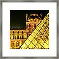 Past And Present - Louvre Museum, Paris, France Framed Print