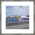 Pastel Houses Of Bermuda Framed Print