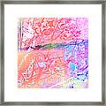 Pastel Under The Trees Framed Print