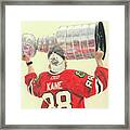 Patrick Kane - Stanley Cup Champion Framed Print