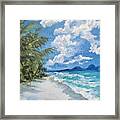 Peaceful Beach Framed Print