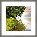 Peaceful Morning Reflections Framed Print