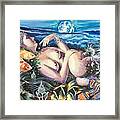 Pearl And Sea Dragon Framed Print