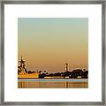 Pearl Harbor Dawn Framed Print