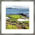 Pebble Beach Golf Resort Hole 7 Framed Print