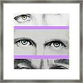 Peepers Framed Print