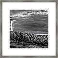 Peggy's Cove Lighthouse Framed Print