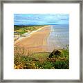 Pendine Sands Wales Known For The Museum Of Speed And World Land Speed Record Attempts Framed Print