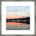 Peninsula Yacht Basin Framed Print