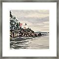 Penobscot Lighthouse Framed Print