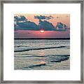 Pensacola Pass Sunset Framed Print