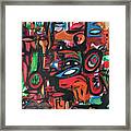 Perception, Sizzle And Eyes Framed Print