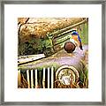 Perched On The Old Ford Framed Print