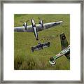 Percy Burton Hurricane Ramming Bf110 Framed Print