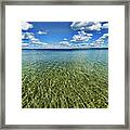 Perfect Day At Higgins Lake Framed Print