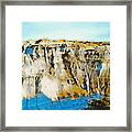 Perfection Of The Badlands Framed Print