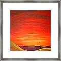 Persistence Of The Sun Framed Print