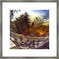 Person In Nature Framed Print